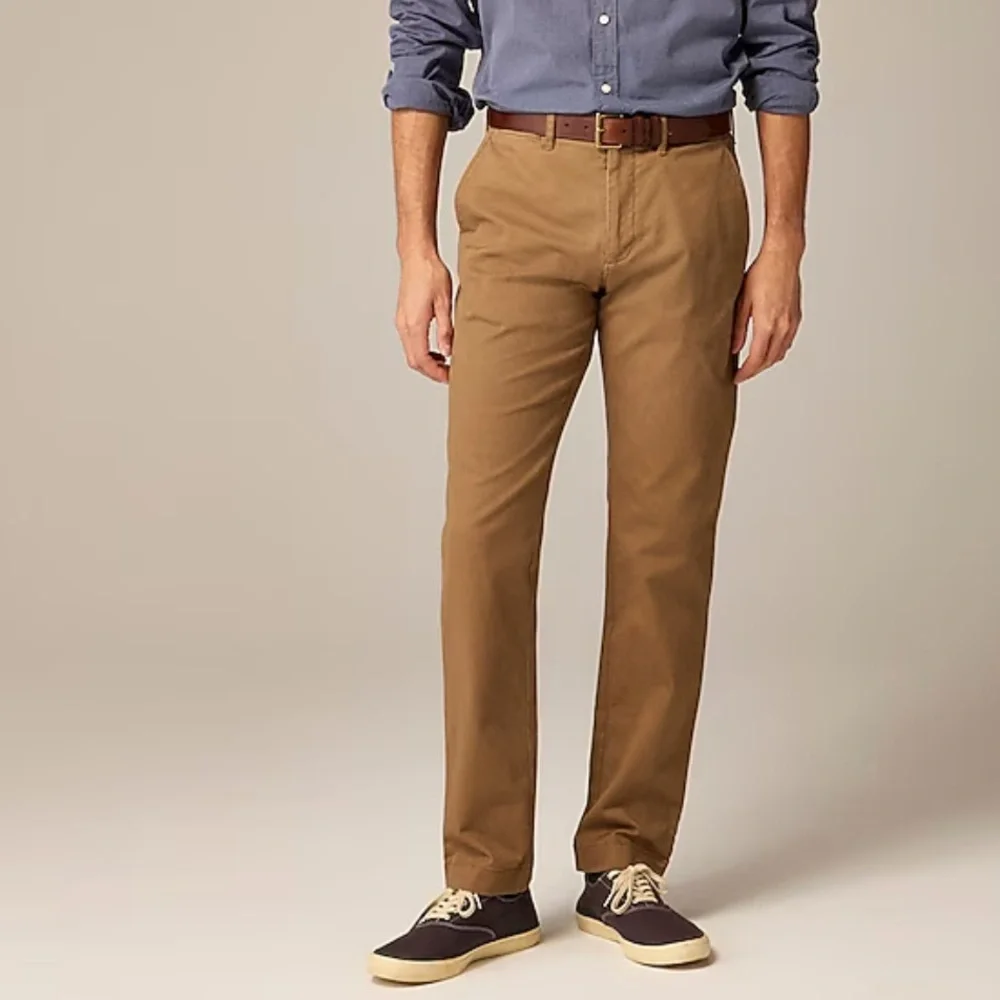 J crew river brown 770™ Straight-fit stretch chino pant